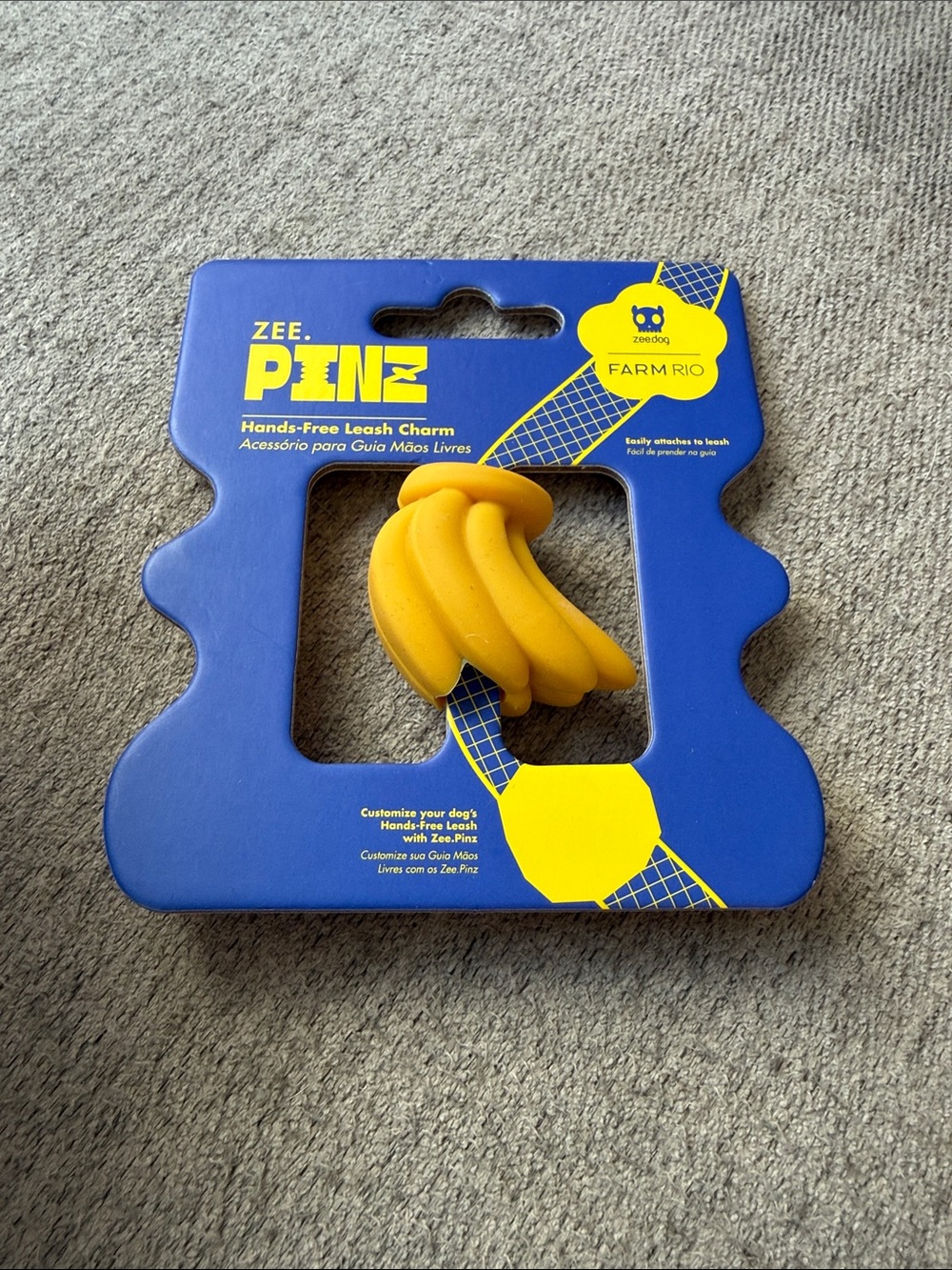 Farm Rio x Zee.Pinz Banana Hands Free Leash Charm